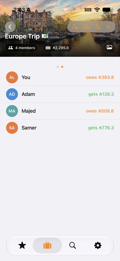 Who owes and who gets paid